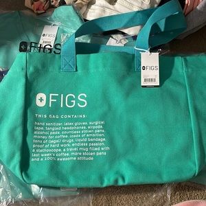 FIGS TOTE BNWT SURGICAL GREEN